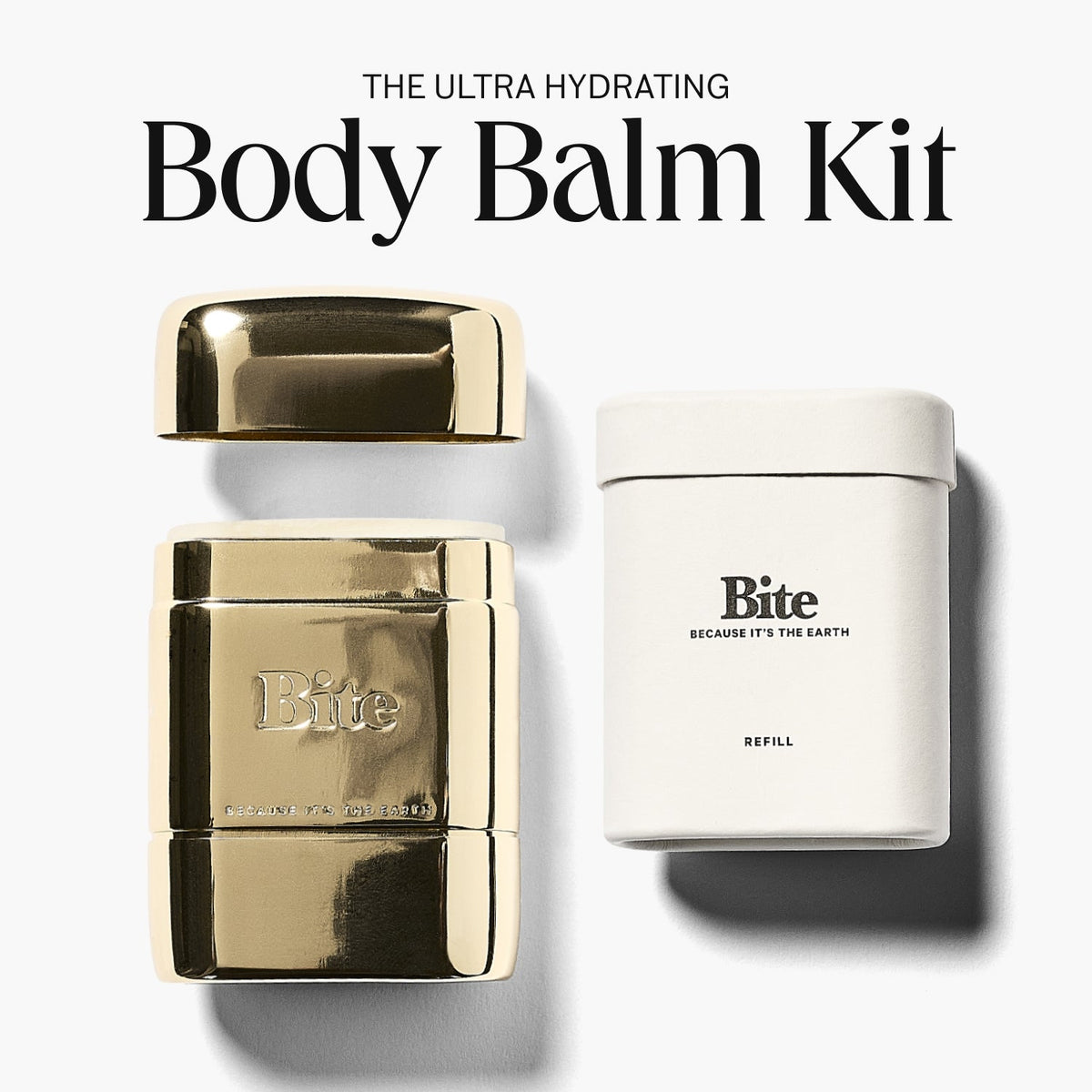 Body Balm Kit by Bite - Non-Greasy, Ultra Hydrating Formula With Squalane and Hyaluronic Acid