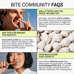 Bite Toothpaste Bits – Natural, Remineralizing, Whitening Toothpaste Tablets with Nano-Hydroxyapatite and Xylitol - As Seen On Shark Tank