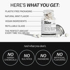 Bite Toothpaste Bits – Natural, Remineralizing, Whitening Toothpaste Tablets with Nano-Hydroxyapatite and Xylitol - As Seen On Shark Tank