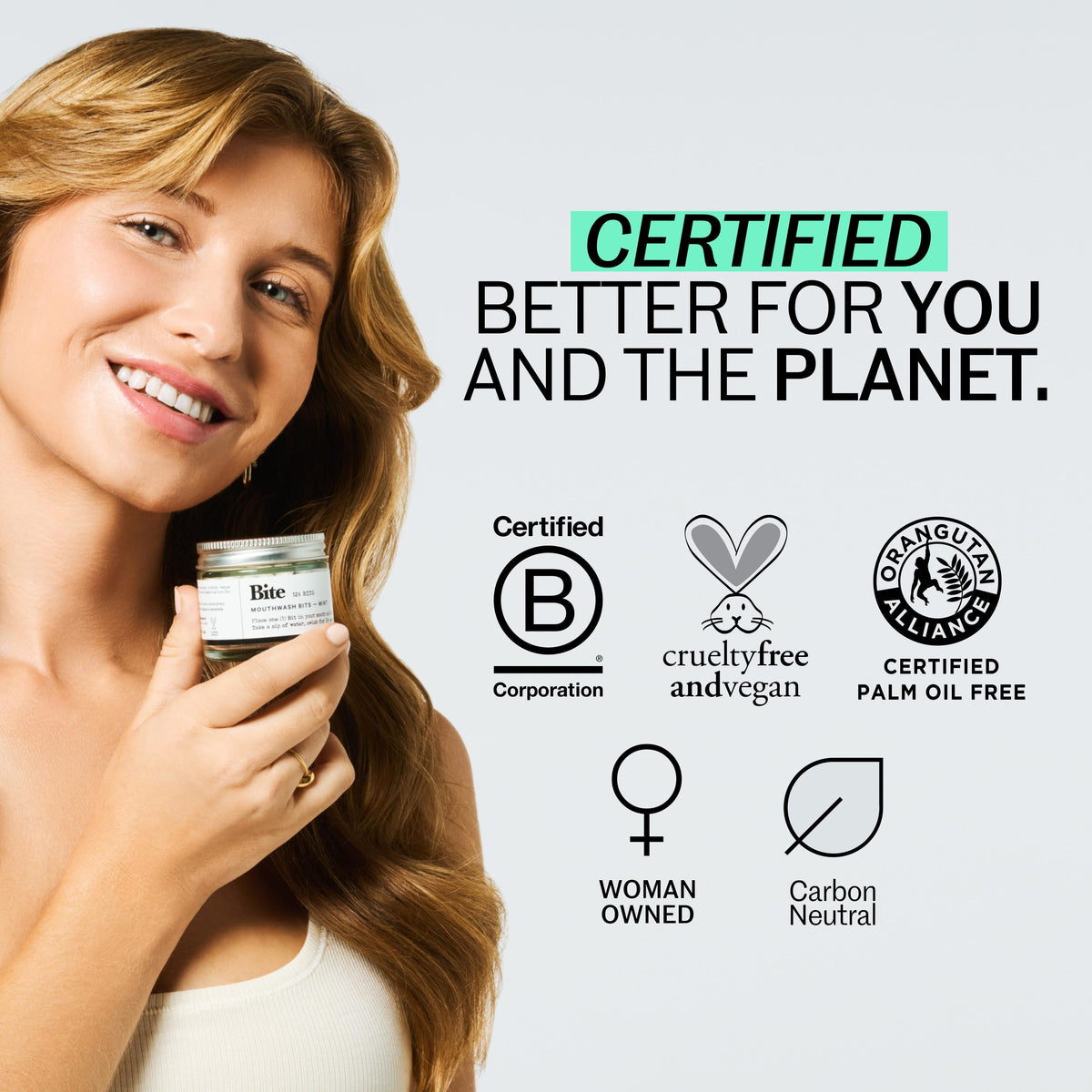Mint Mouthwash Bits – Refreshing, Zero-Waste Mouthwash Tablets with Nano-Hydroxyapatite and Xylitol