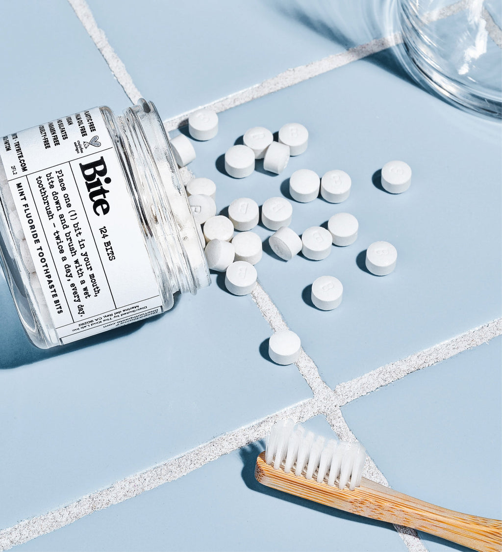 Toothpaste Bits with Fluoride